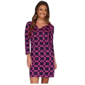 Lilly Pulitzer Dress Pink and Navy